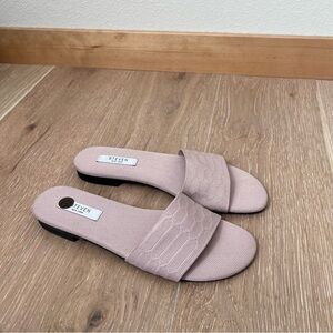 STEVEN NEW YORK Seala Slide Sandal In Blush Size 10M